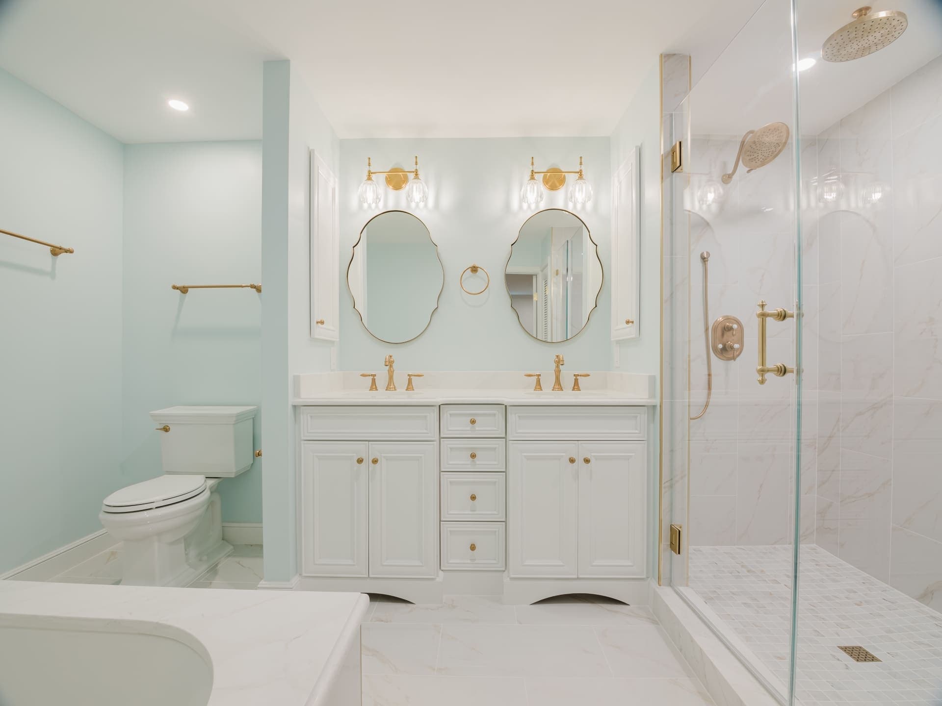Primary Bathroom & Entry Powder Room Renovation